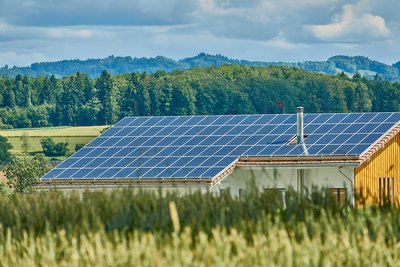 Auch mit Solarzellen im Einklang mit der Natur: moderne Solarzellen sehen schick aus, und nützen der Umwelt!